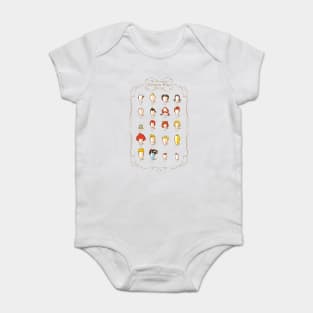 The Marvelous Cartoon Wigs Museum Baby Bodysuit